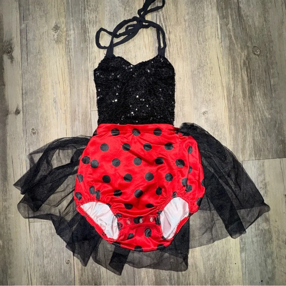Ladybug Kids Costume - Red and Black